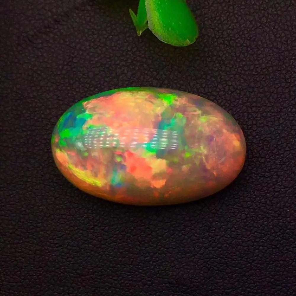 Белый опал натуральный 27 8ct овальной огранки белые опаловые драгоценные камни