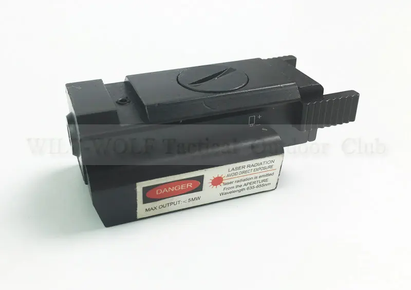 Тактический лазерный прицел с красной точкой Пикатинни 20 мм Вивер рейка лазер