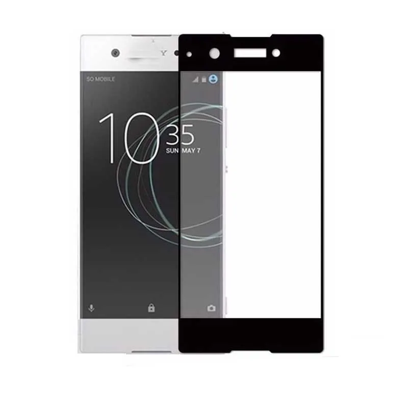 50 шт. закаленное стекло для Sony Xperia XA2 Ultra XZ2 Compact полное покрытие Защитная пленка