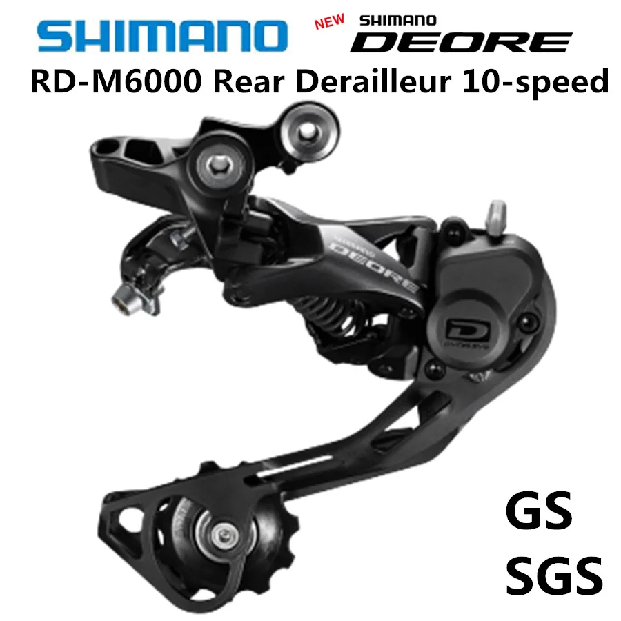 SHIMANO DEORE RD M6000 M610 тень задние переключатели горный велосипед GS SGS MTB 10 Скорость 20/30