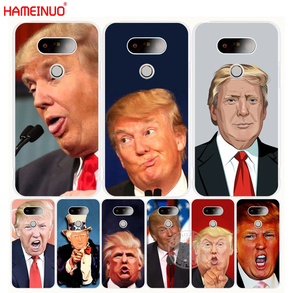 HAMEINUO Дональд Трамп чехол с глупым лицом для телефона LG G6 G5 K10 K7 K4 Spirit magna|cover for lg|phone