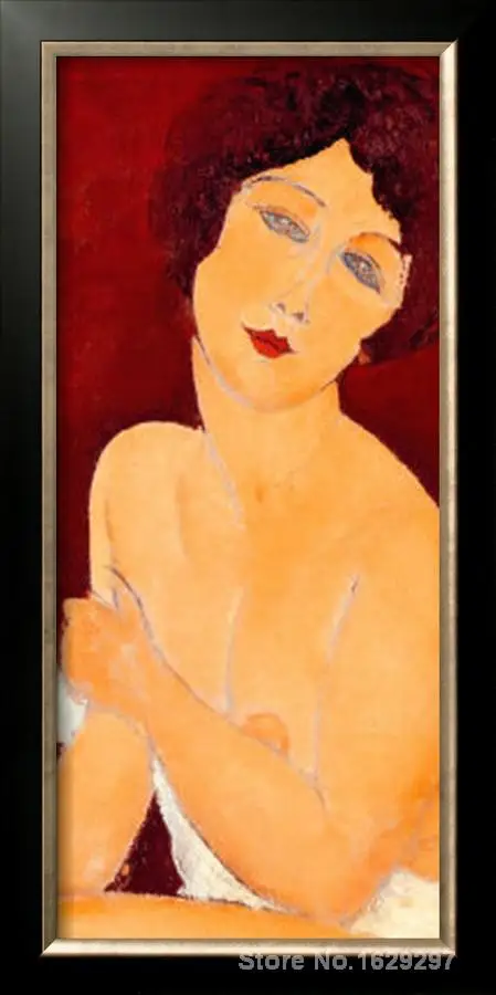oil Painting for kids room The Beautiful Roman Girl by Amedeo Modigliani Hand painted High quality | Дом и сад