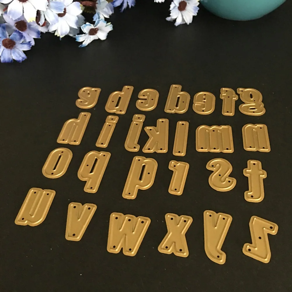 2019 Алфавит нумерации набор металлические трафареты для пресс-формы DIY