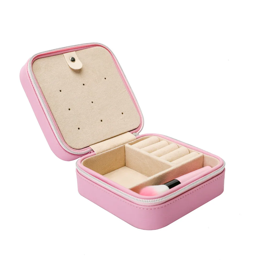 Вандер Макияж косметический розовый Красота хранения Кисточки Box Косметика