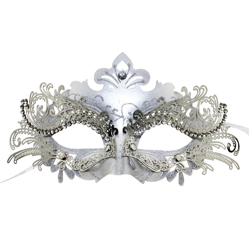 Полумаска FunPa 2018 металлическая для мужчин и женщин лазерная вырезка