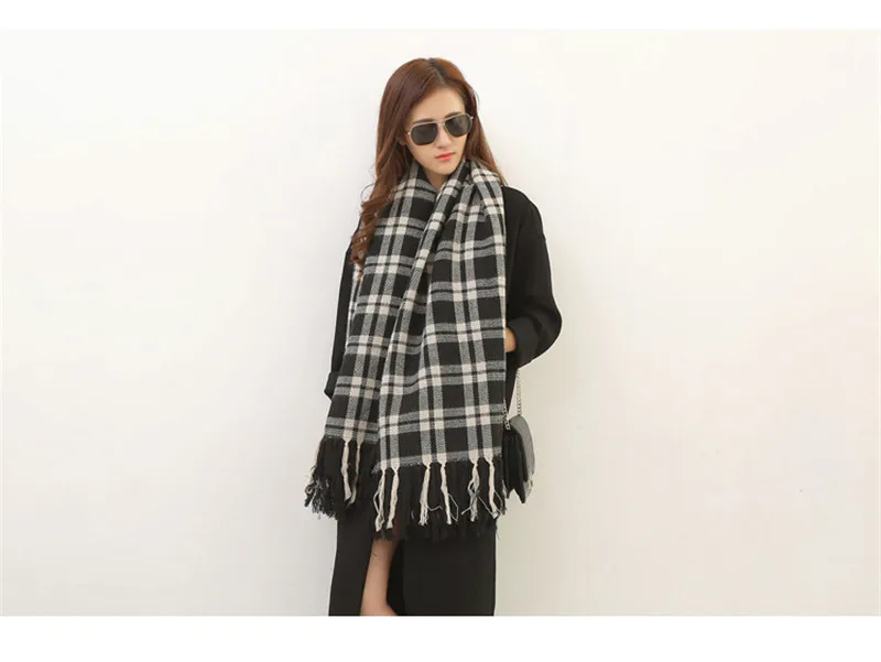 Gonzetank Luxury Brand 2017 Winter New Womens Long Black Khaki Multifunctional Sweet Warm Fashion Scarves and Shawl 200*65cm | Аксессуары