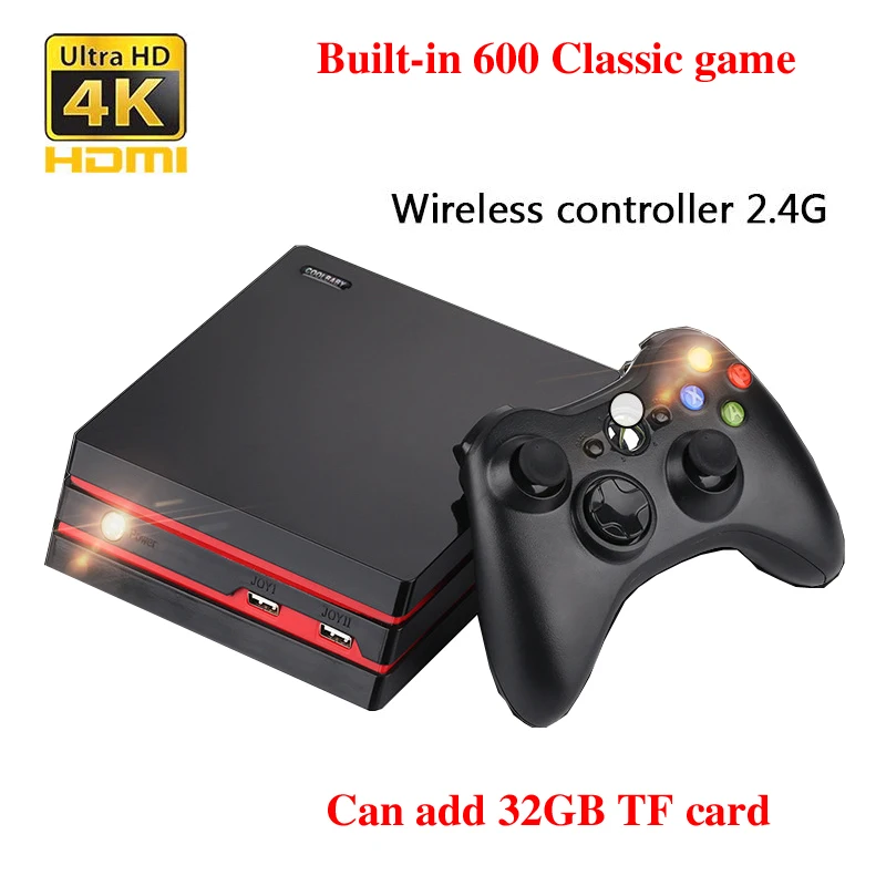 Coolbaby HDMI/AV видео игровая консоль 64 бит Поддержка 4K выход Ретро 600 классические