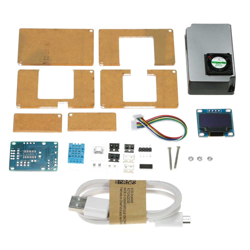 DIY PM2.5 детектор окружающей среды комплект тестер Измеритель Качества Воздуха