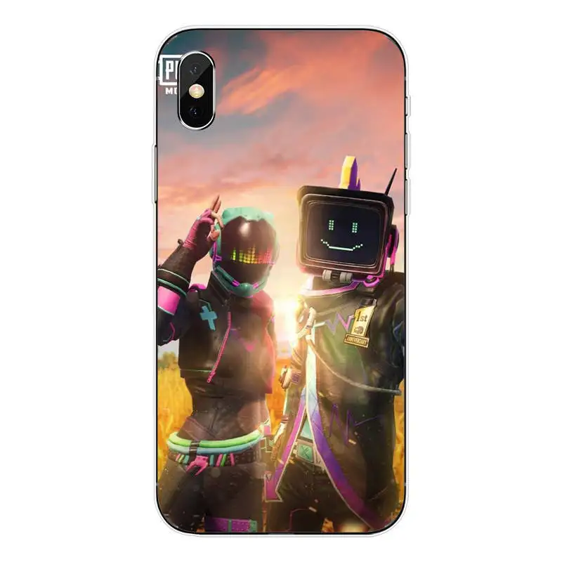 TPU Роскошный мягкий ТПУ чехол для телефона PUBG Game для iPhone 11 Pro MAX SE 6 6splus 7 8Plus 5 5S 6 6S 7 8 MAX XR XS X10 Copue - Color: TPU