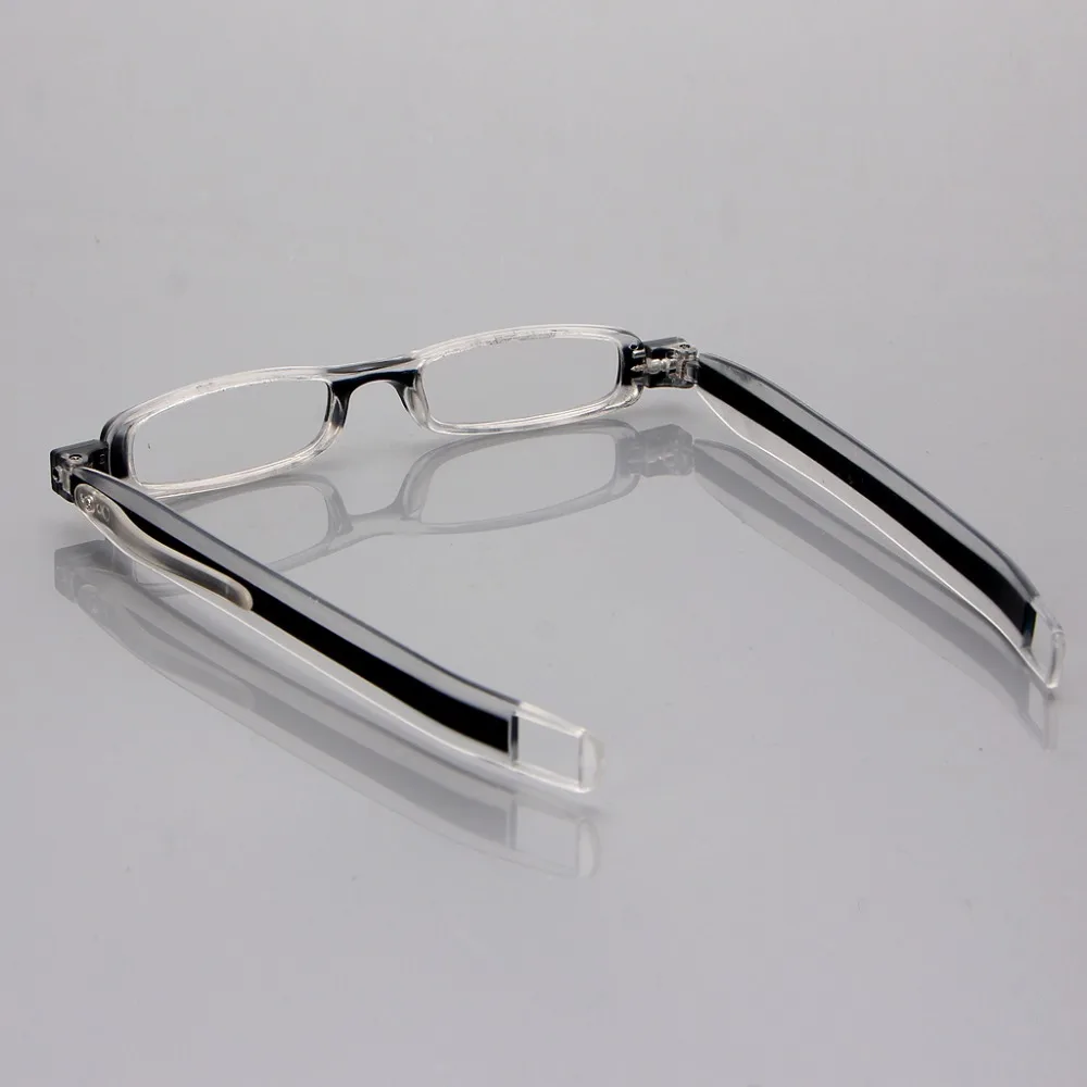 

Mini Slim Spring Hinge Rotating Foldable Pocket Presbyopic Reading Glasses