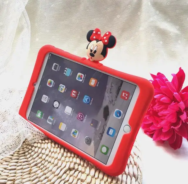 For ipad 9.7 2017 Для детей с героями мультфильмов Мягкий Чехол для Ipad 9,7 Pro 9,7 10,5 силиконовый чехол для Apple Ipad 2 3 4 Air 2 10,5 мини на возраст 1, 2, 3, 4, 5, планшет - Цвет: For ipad 9.7 2017