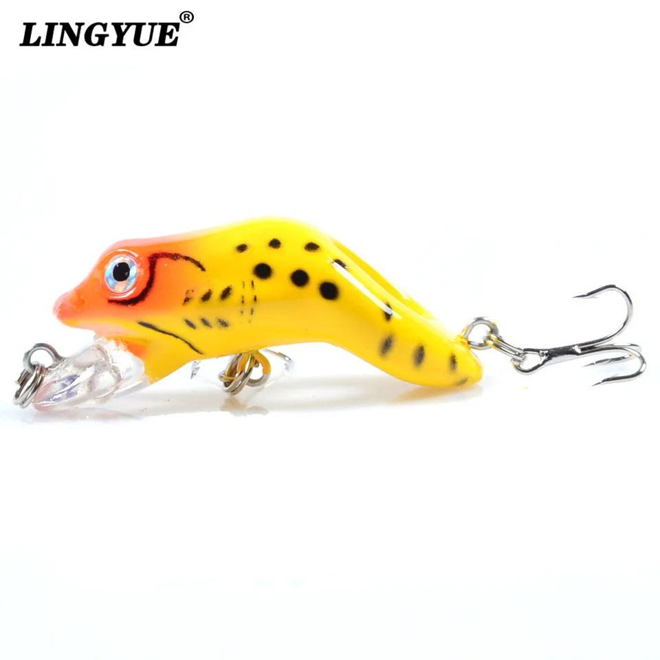 Новинка 1 шт. жесткая пластиковая рыболовная приманка в виде лягушки 5 см/8 9 г