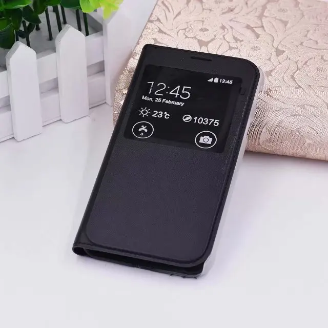 Для samsung Galaxy Xcover 4 G390F 5," Xcover4 чехол с окошком из искусственной кожи противоударный защитный чехол для мобильного телефона черные чехлы на заднюю крышку