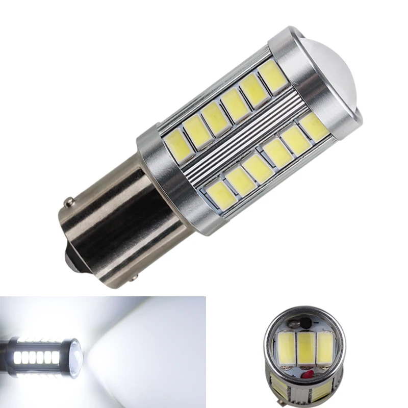 BA15S 33 SMD 5630 светодиодсветодиодный лампы высокой мощности 1156 супер белые