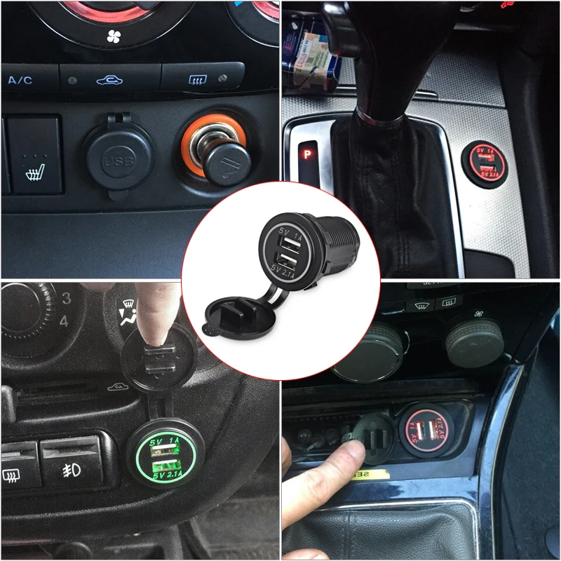 Автомобильное зарядное устройство с 2 USB-портами 1 а/1 А | Автомобили и мотоциклы