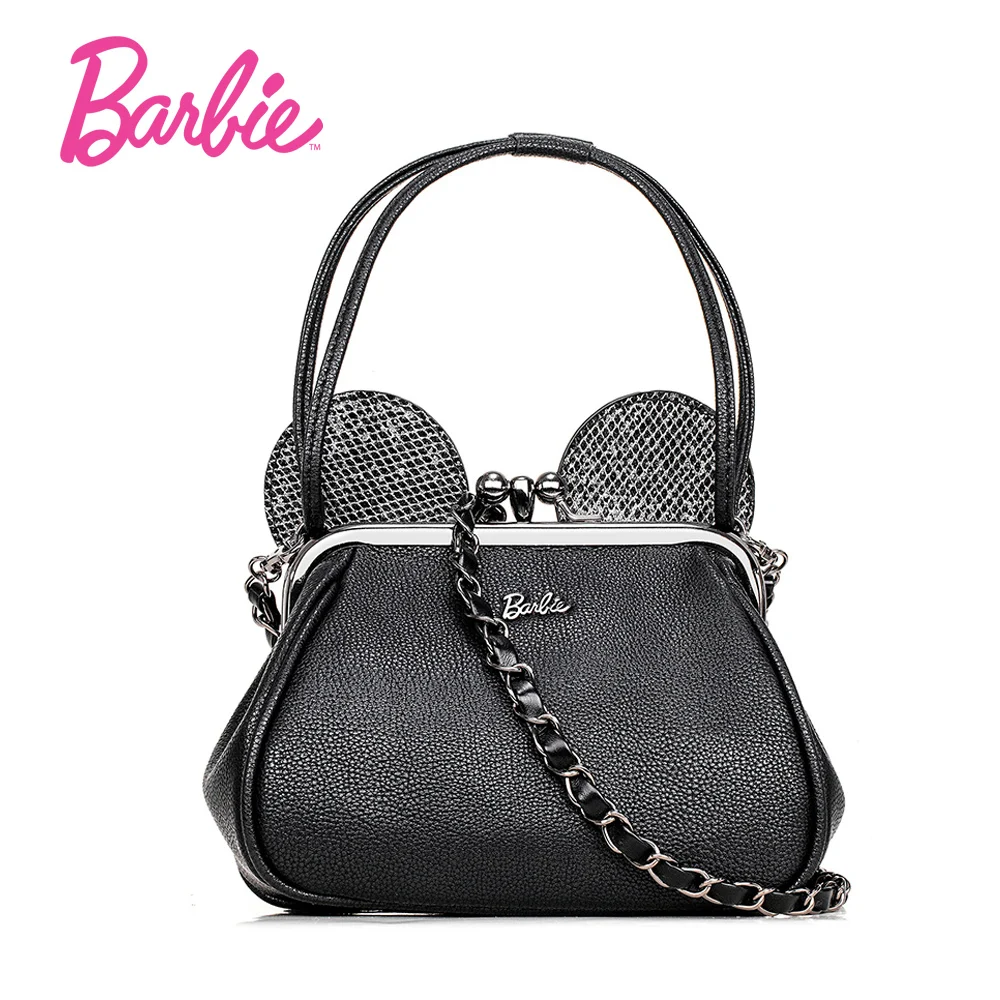 Барби Для женщин ручной Сумки PU кожаные женские сумки мешок через плечо для Микки