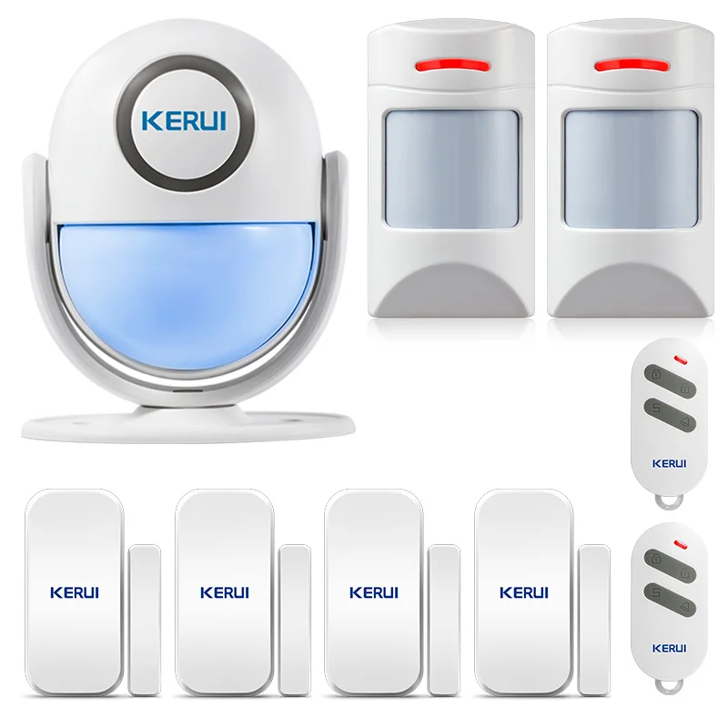 KERUI wi fi домашняя охранная сигнализация IOS/Android приложение беспроводной контроль