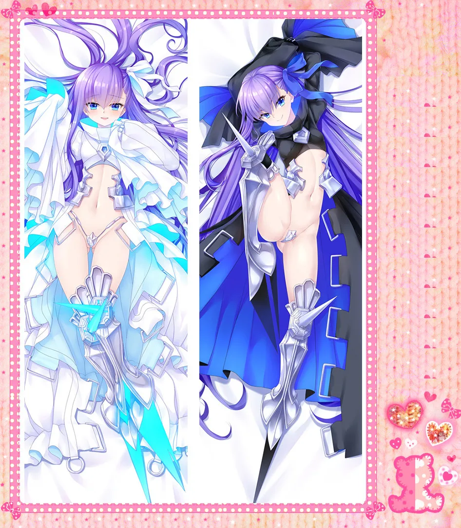 

Japanese Anime Cartoon Fate Grand Order Meltlilith Double sided hugging Pillow Case Cover Pillowcase Peach Skin 2 Way/ WT 17046