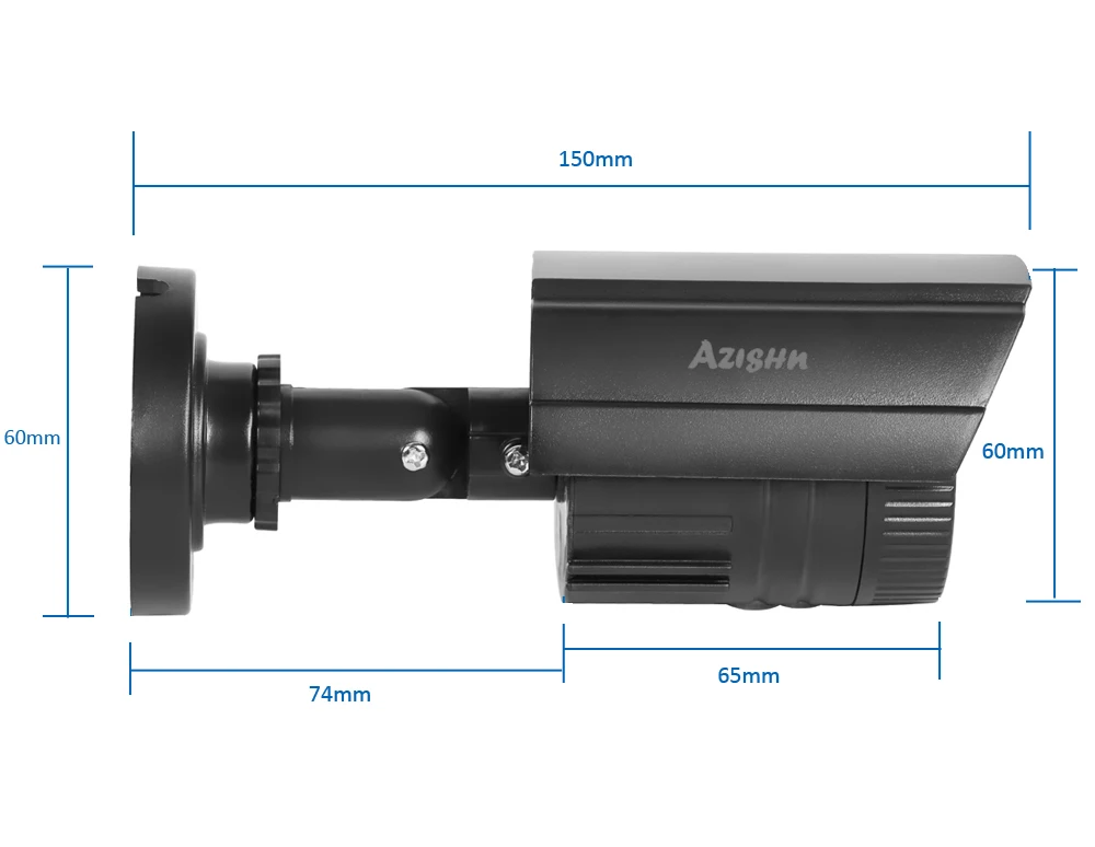 AZISHN CCTV камера 800TVL/1000TVL ИК фильтр 24 часа день/ночное видение видео открытый водонепроницаемый ИК Пуля Камеры Наблюдения