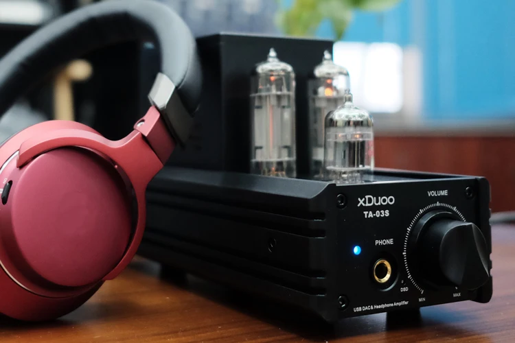 XDUOO TA-03S усилитель для наушников CS4398* 2 XMOS U8 USB DAC 12AU7 6C19 ламповый Настольный усилитель для наушников 32 бит/192 кГц встроенный DSD128