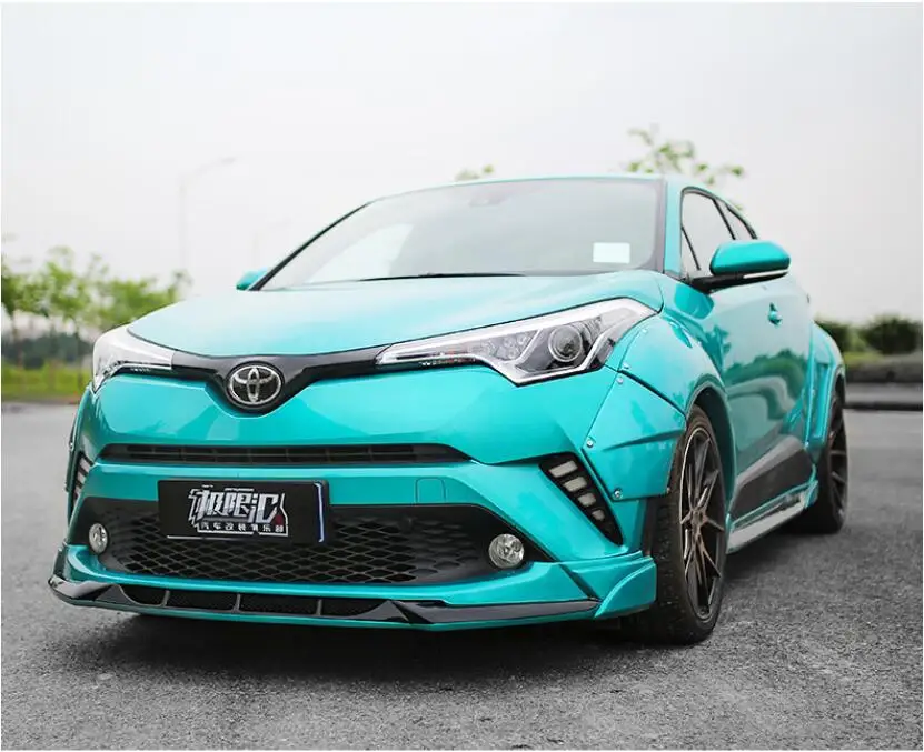 12pcs/Set PP For Car Wheel Arch Eyebrow Stripe Car Fender Wheel Wide Body Cover For Toyota CHR