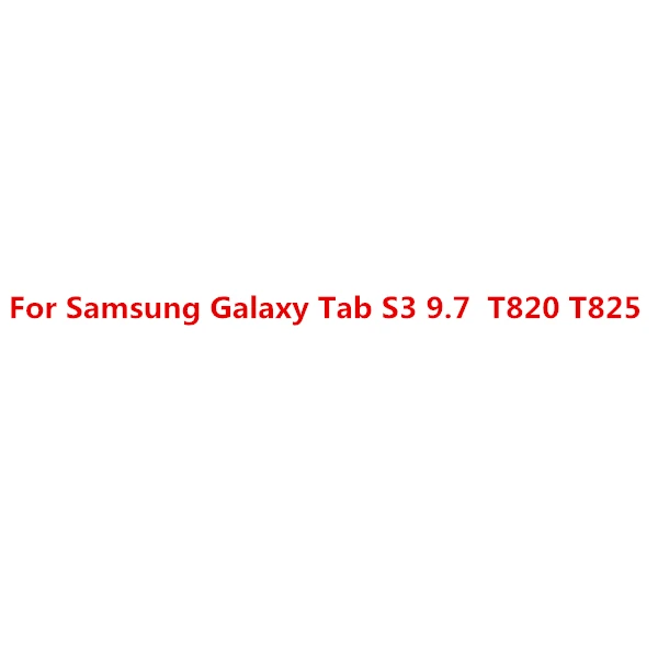 Для samsung Galaxy Tab A A6 T580N 10,1 T580 T585 чехол для задней крышки для samsung TAb A 10,5 T590 T595 T800 T310 T311 T385 T835 - Цвет: Tab S3 9.7 T820