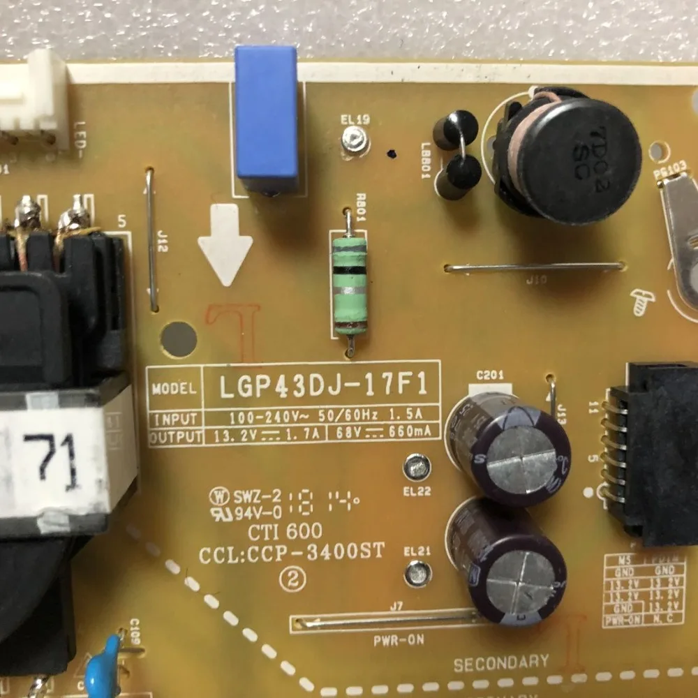 1 шт/лот хорошее качество бесплатно оригинал LGP43DJ 17F1 EAX67264001 EAY64530001|lote|spot |