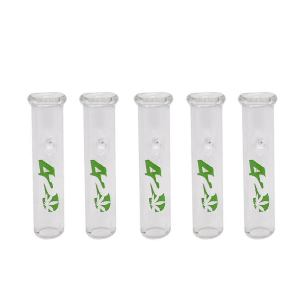 5PCS Cone Smoking Mouth-tips Glass Reusable Filter Tips Mouth-tips Glass Cone Artist Mouth Tips