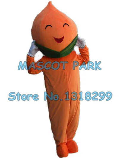 

peach mascot costume factory wholesale new hot custom cartoon fresh peach fruit theme anime cosply costumes carnival 3178