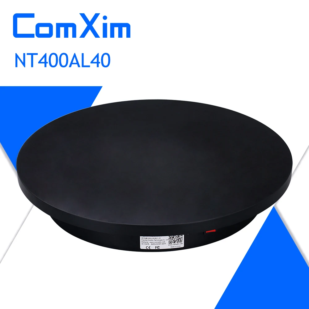 ComXim 40 см 15,7 дюйма 220 В 35 сек/lap направление контролируемый Электрический поворотный стол дисплей продукта фотография Вращающийся поворотный стол