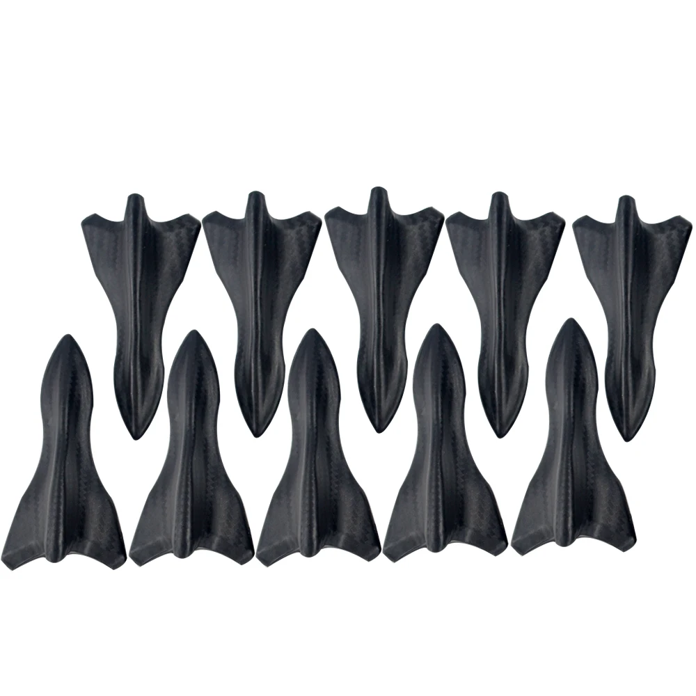 10 шт. карбоновое волокно дизайн красивый цветной Вихревой генератор гибкий ПП EVO