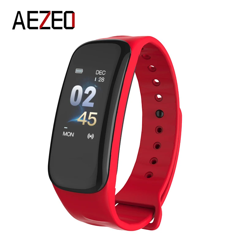 AEZEO Smart Wristbands Color Screen Blood Pressure Oxygen Bracelets Heart Rate Monitor Activity Tracker | Электроника