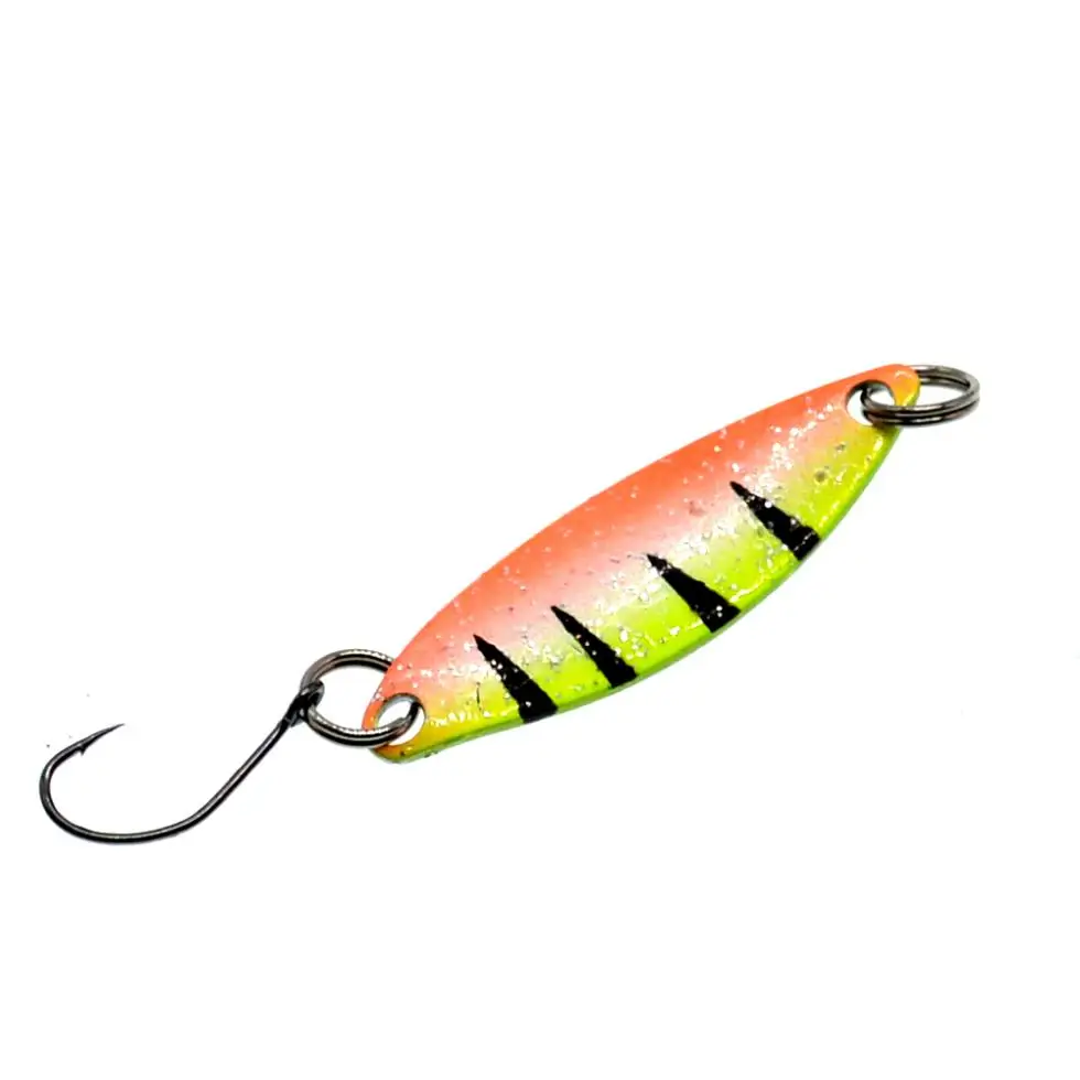 5 шт./лот Красивая красочная металлическая Спиннер ложка рыболовная приманка 2 г 3