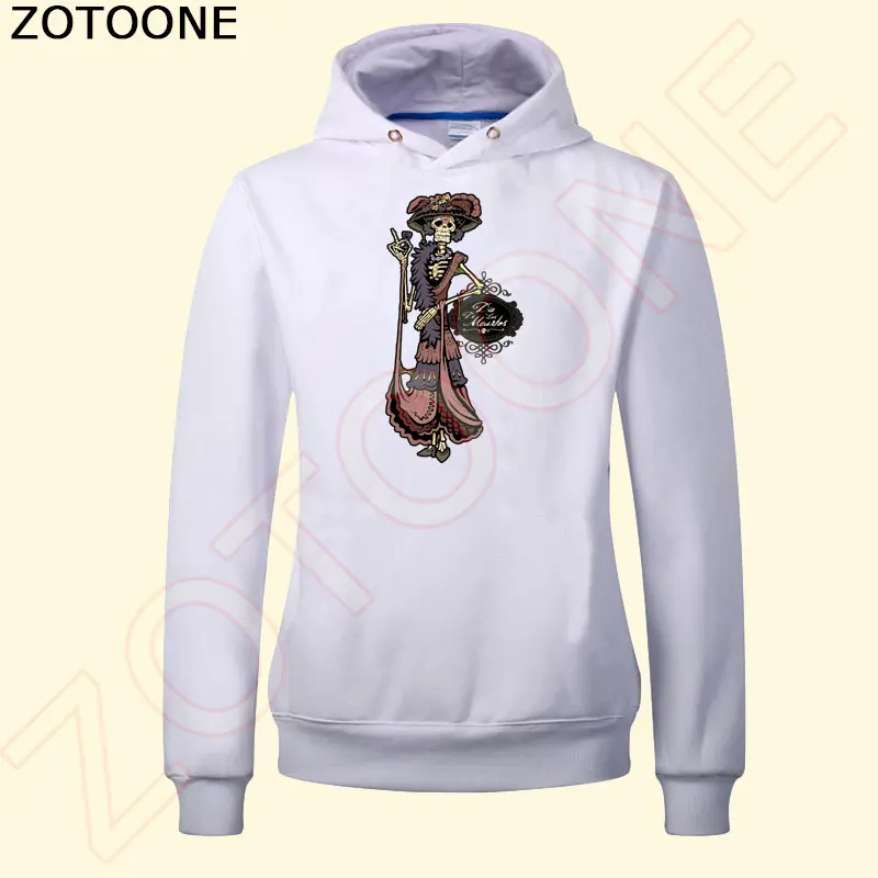 ZOTOONE аниме Череп Леди утюгом патчи для одежды детские стикеры A уровень моющиеся