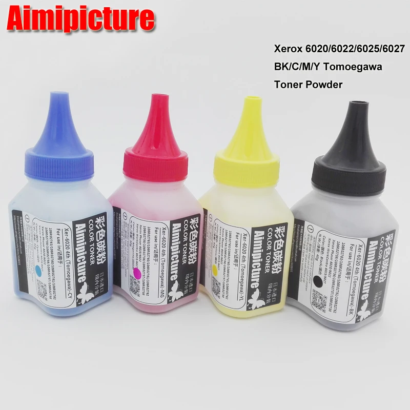 106R02759 106R02756 106R02757 106R02758 Tomoegawa Color Toner Powder For Xerox Phaser 6020 6022 6025 6027 BK C M Y 40g/bottle | Компьютеры