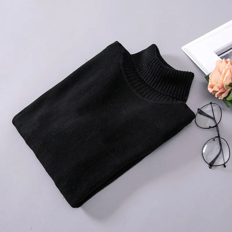 YAGENZ Женский вязаный свитер осень и зима эластичная Водолазка с длинным рукавом |