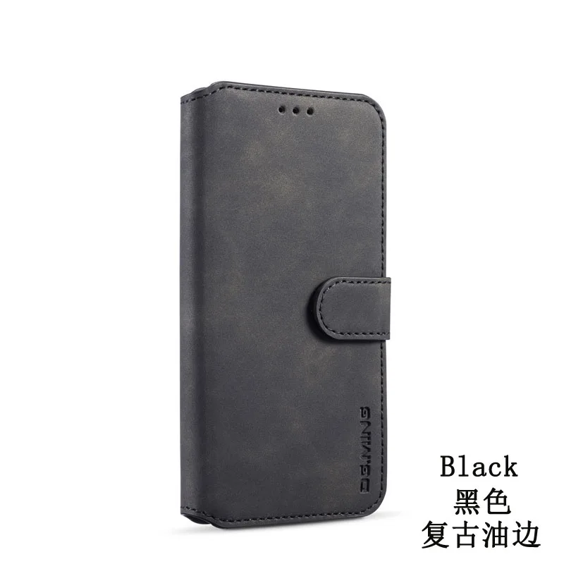 Black Роскошный кожаный чехол для samsung Galaxy Wide4 A20 A30 с подставкой и Откидывающейся Крышкой-кошельком 4 SM-A305FN/DS SM-A205FN/DS SM A205FN/DS - Цвет: Black