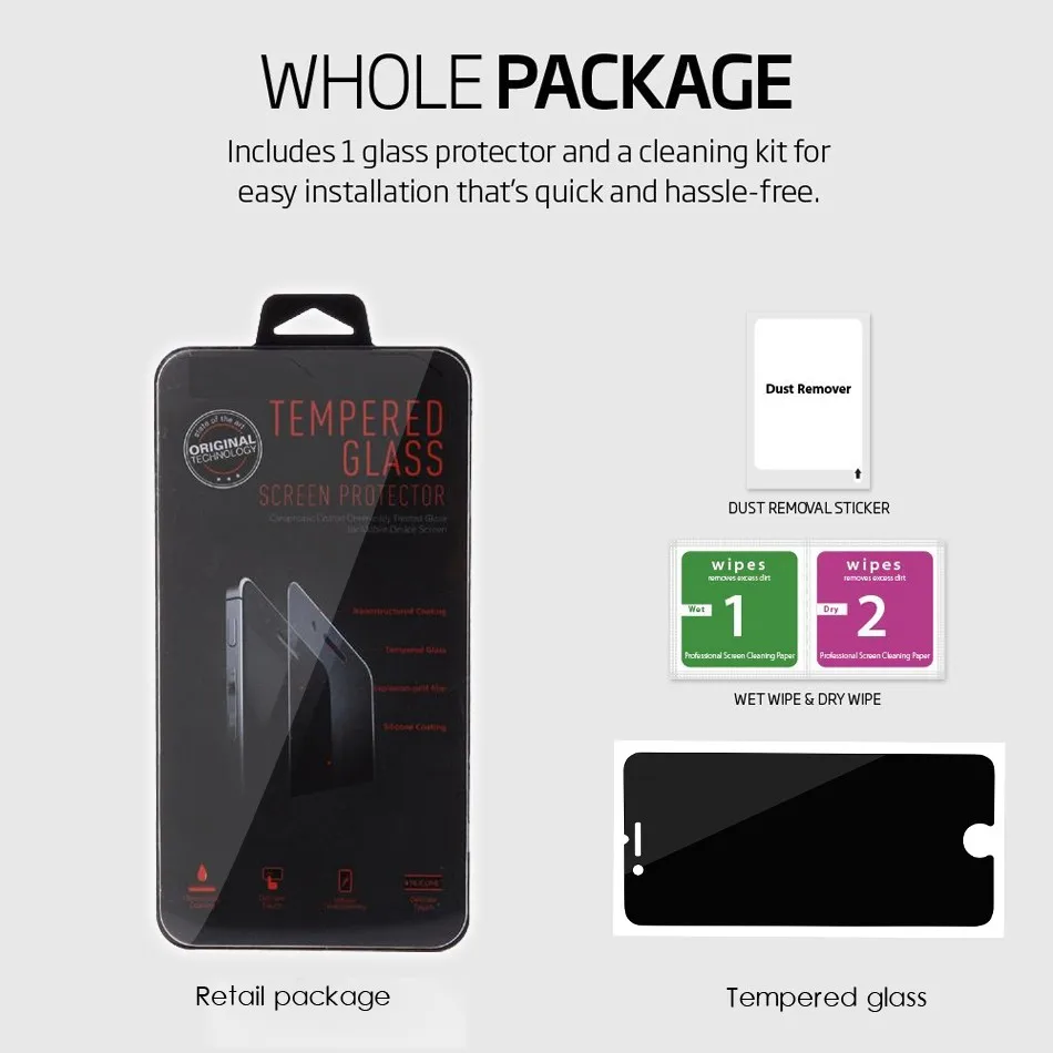 100 шт./лот антишпионская защита конфиденциальности из настоящего закаленного