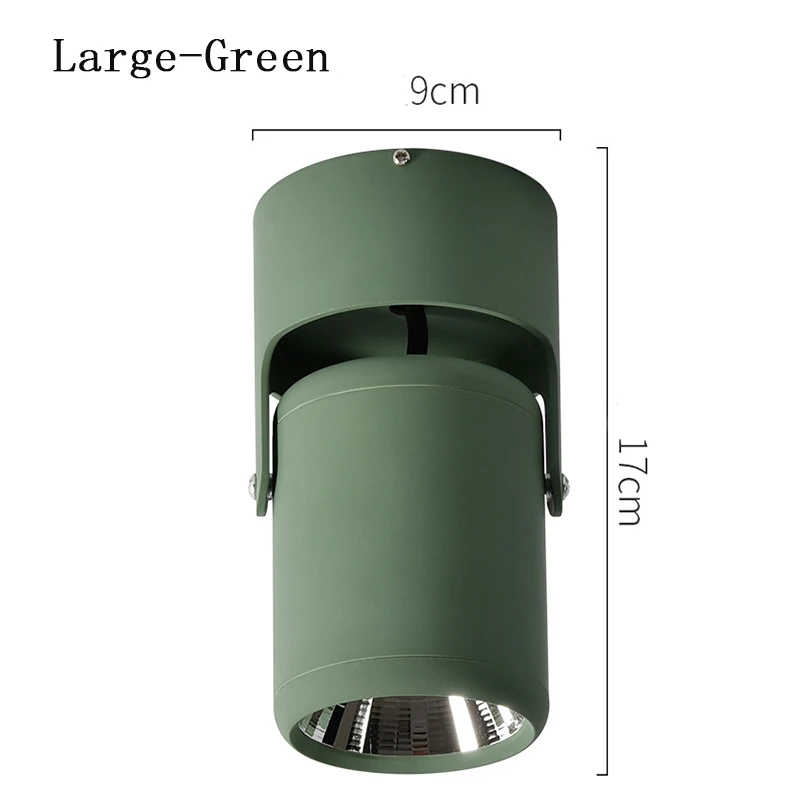 Large-Green Gimba светодиодный круглый потолочный светодиод декоративные прожекторы светильник для Коммерческая витрина кухня фото ювелирные изделия мини 110 В 220 В - Испускаемый цвет: Large-Green
