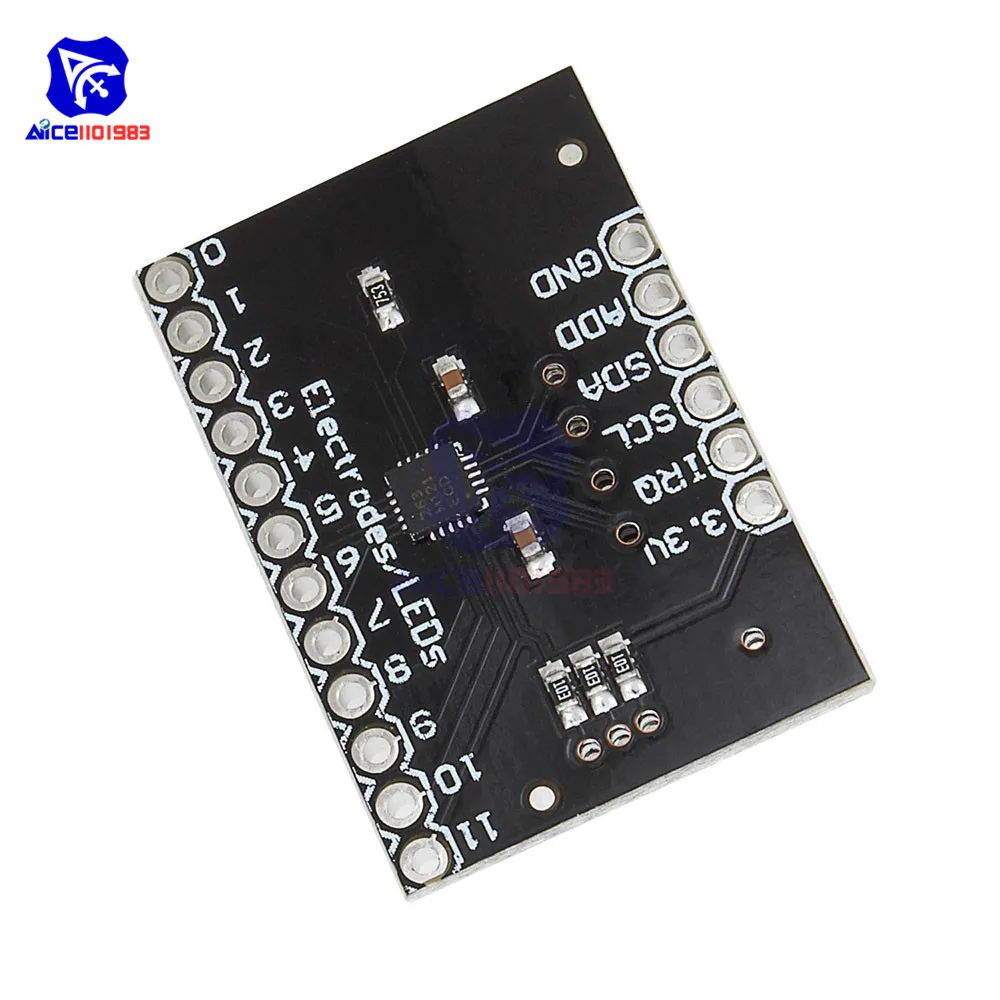Diymore MPR121 коммутатор V12 Бесконтактный емкостный сенсорный контроллер клавиатуры
