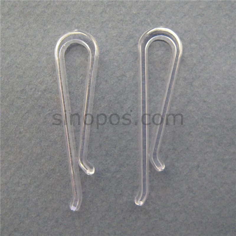 Прозрачные пластиковые струйные зажимы одежда для одежды рубашка нижнее белье