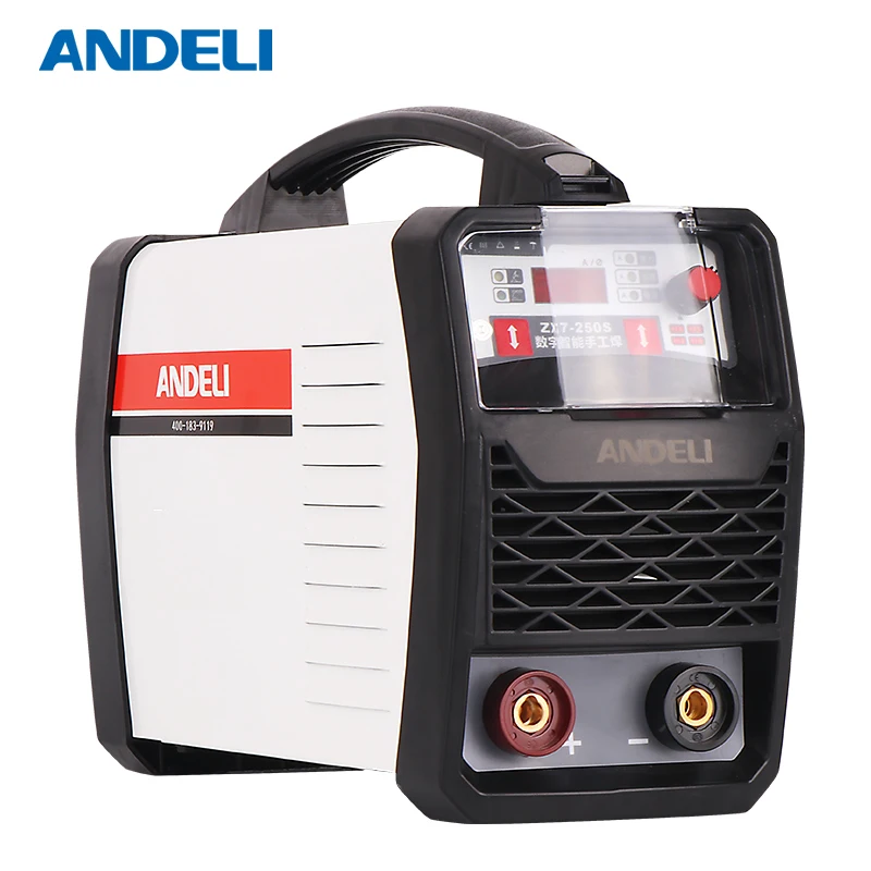 

ANDELI Smart Draagbare Eenfase ARC-250S Spot Lassen Booglassen Machine Dubbele Low Voltage dc Inverter arc welder Lasmachine