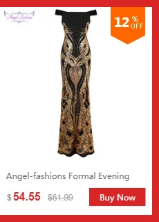 Женское длинное обл.вечер.платье Angel-Fashions, синее длинное облегающее вечернее платье, расшитое градиентными блестками, модель 360 382