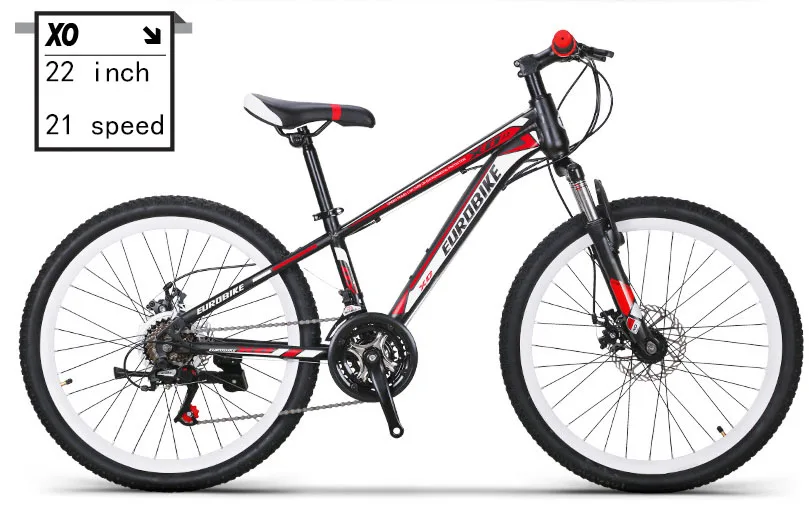 Eurobike 24*15 дюймов горный велосипед MTB дисковый тормоз стали 22/24 дюйма 21 скорость без