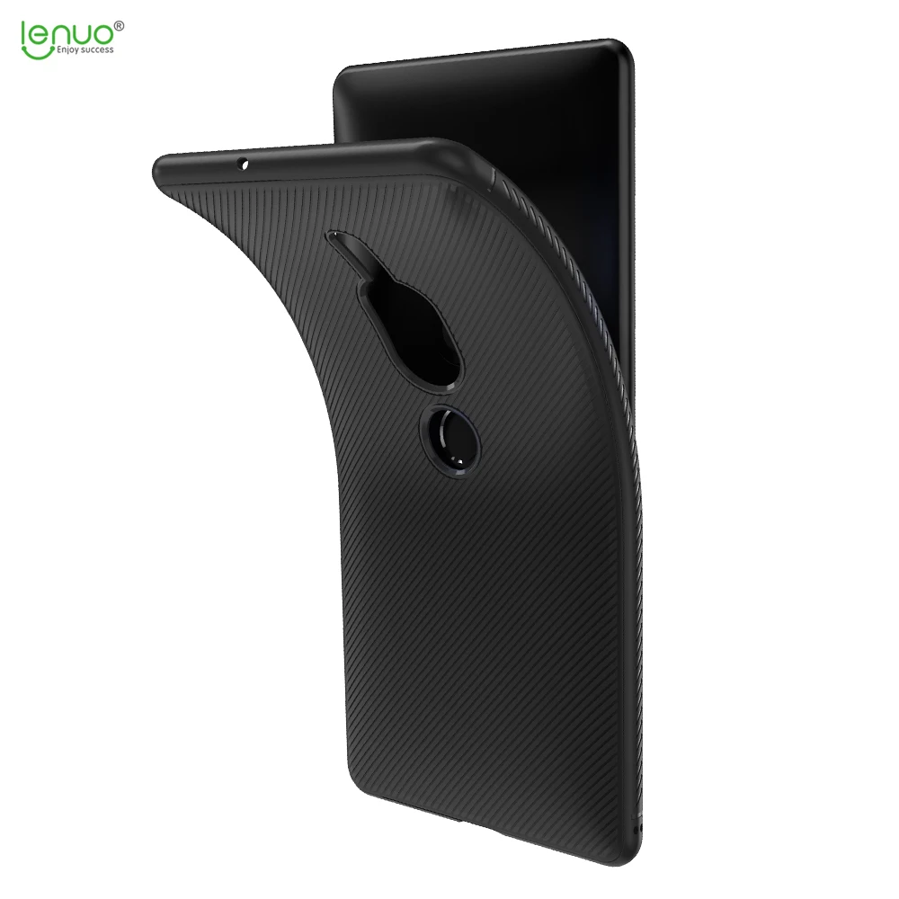Case For Sony Xperia XZ2 Premium Cover Lenuo Leshen II Soft TPU |