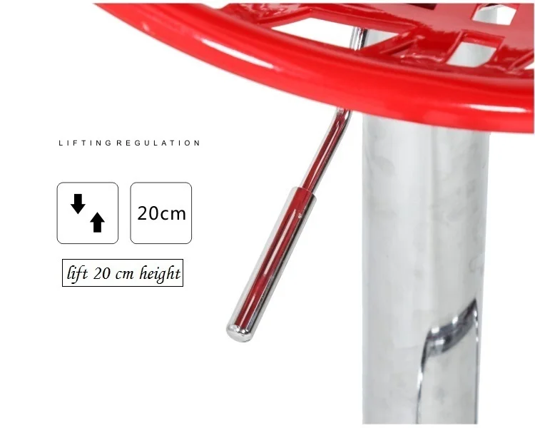 Черный кафе подъема стул кофе чайный домик вращения кресла Бесплатная доставка