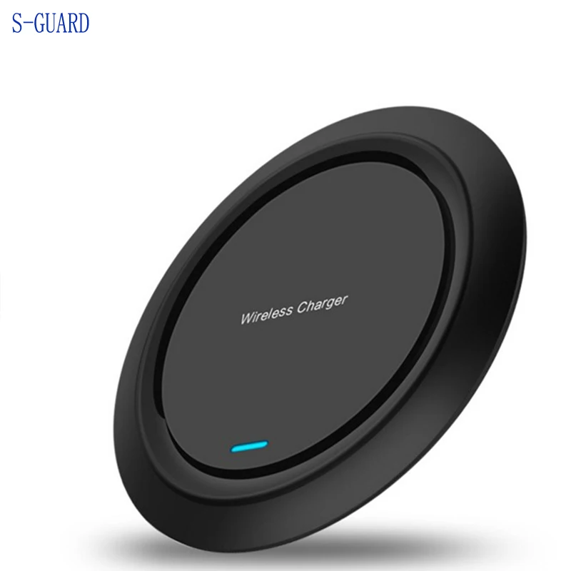S GUARD Оригинальное Qi Беспроводное зарядное устройство 10 Вт Быстрая зарядка Pad iPhone X