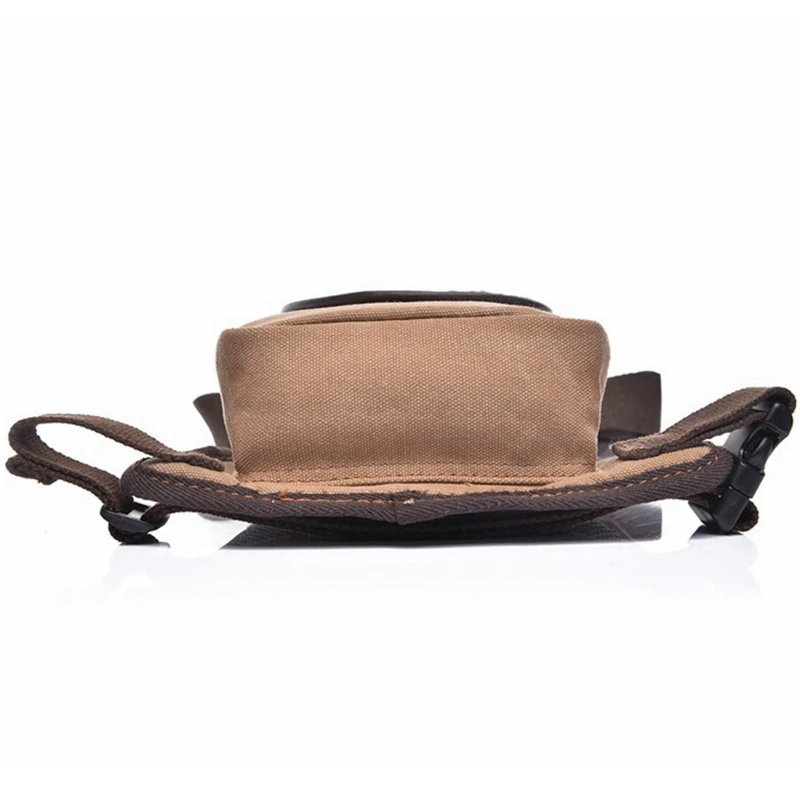 Винтажная Водонепроницаемая холщовая поясная сумка для мужчин повседневная