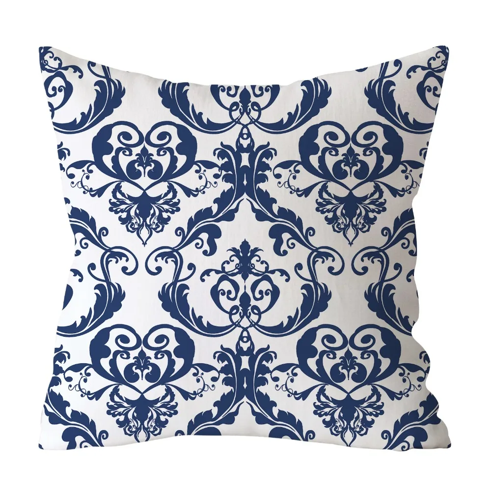 Бархатная наволочка с геометрическим рисунком 45x45 см|Наволочки| |