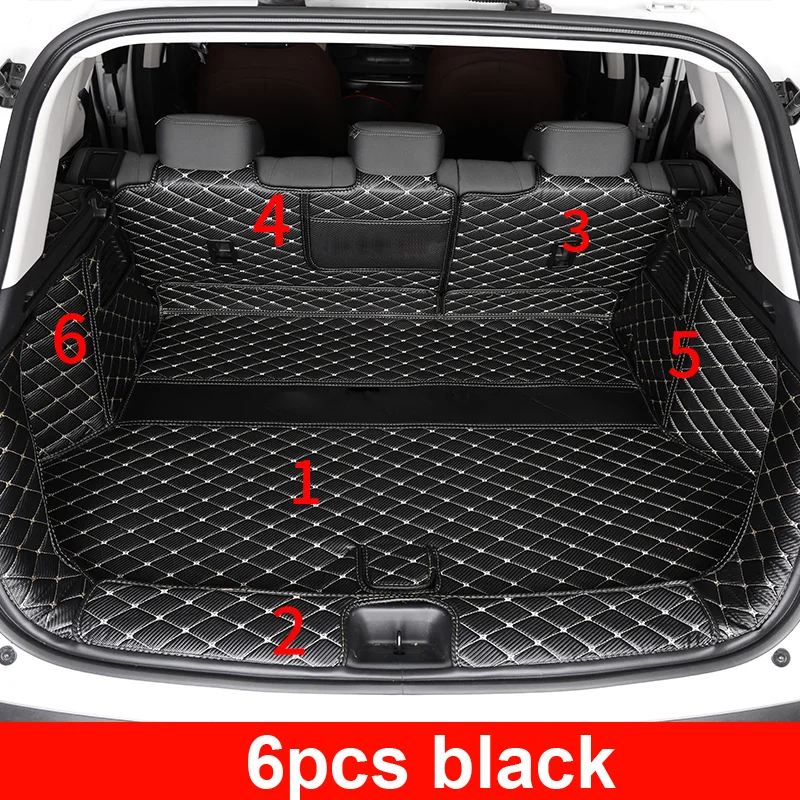 

6pcs for Dongfeng AEOLUS AX7 2019 Trunk mat protect Decorative cover